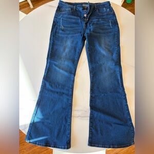 Stylish Indigo Women's Flared Leg Jeans